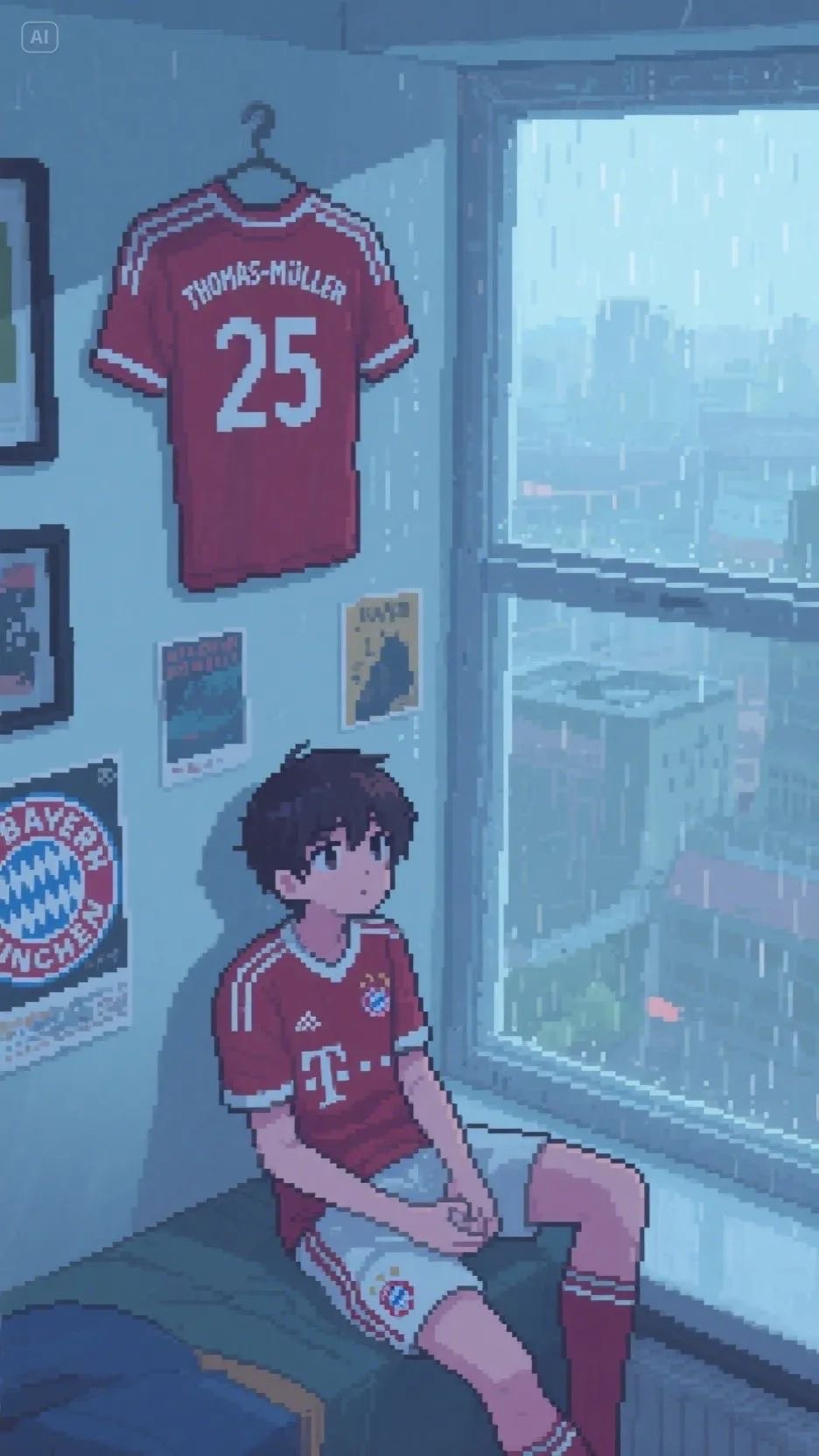 足球像素风头像